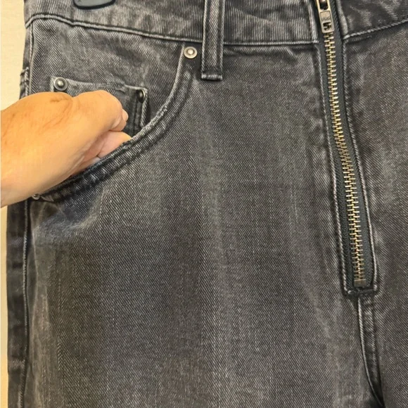 B-211 One X One Teaspoon Black Distressed High Waist Skinny Jeans Size 28 - Picture 7 of 15